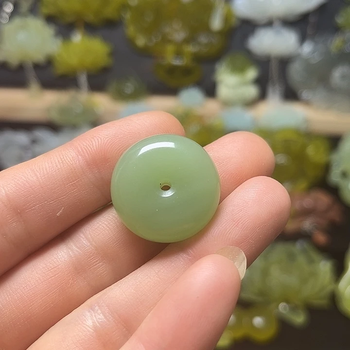 未镶嵌蛇纹石玉发饰
