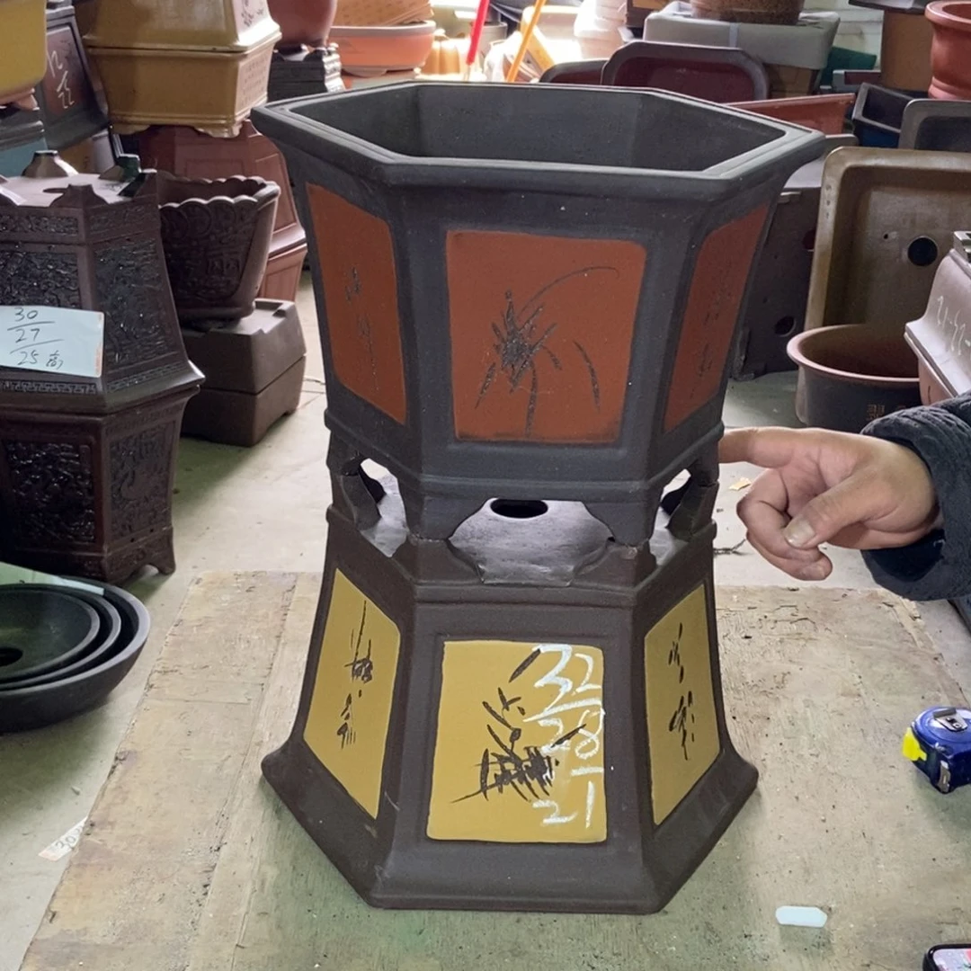 紫砂花盆紫砂紫砂