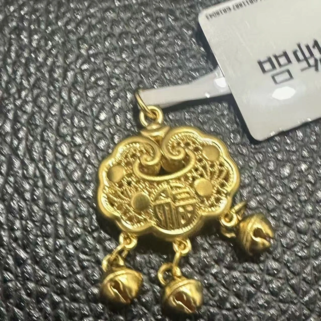 【莹莹专享】足金999 铃铛锁包 ZP 0.87 攒金有道
