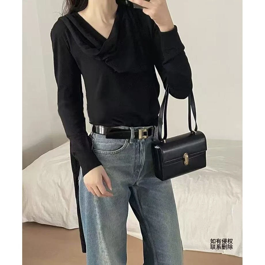 『朱小姐』围巾式针织衫 G605