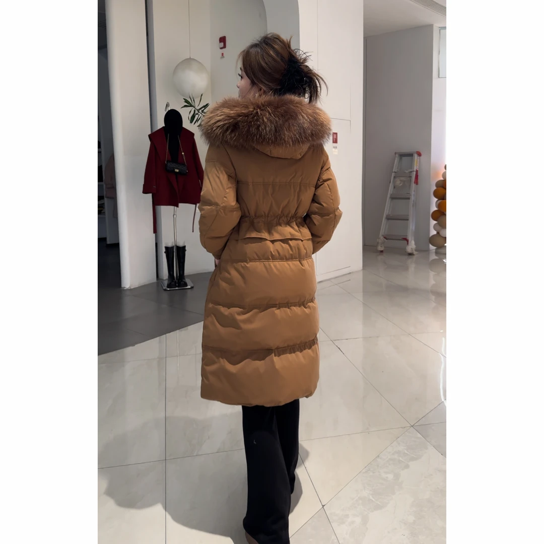 （青！粉丝福利）2025新款羽绒服加厚长款保暖羽绒服真毛领显瘦气质