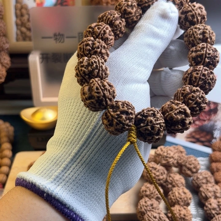 金刚菩提手串大*菇原生态粗筋20尺寸07