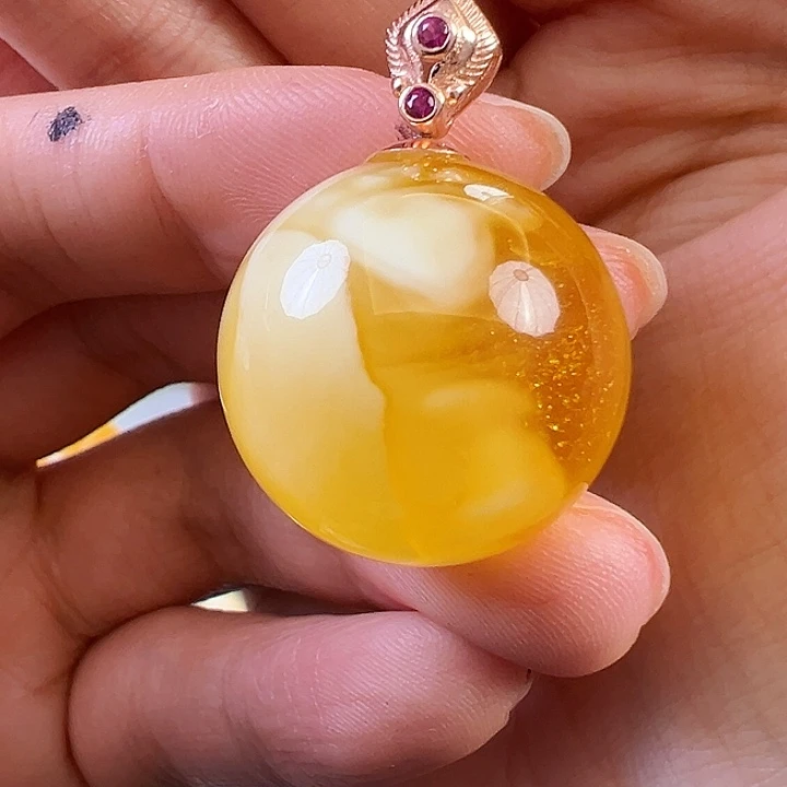 蜜蜡颈饰未镶嵌蜜蜡