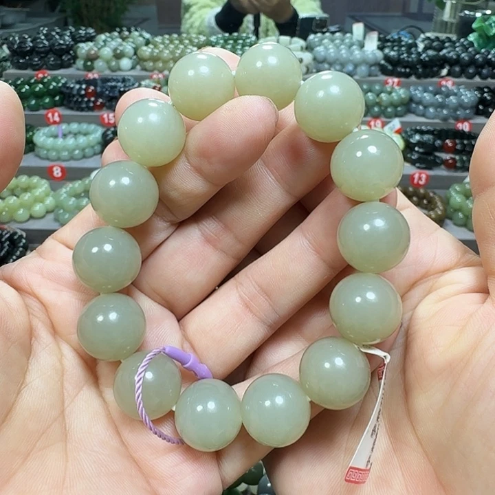 未镶嵌手链和田玉新疆且末糖卡16