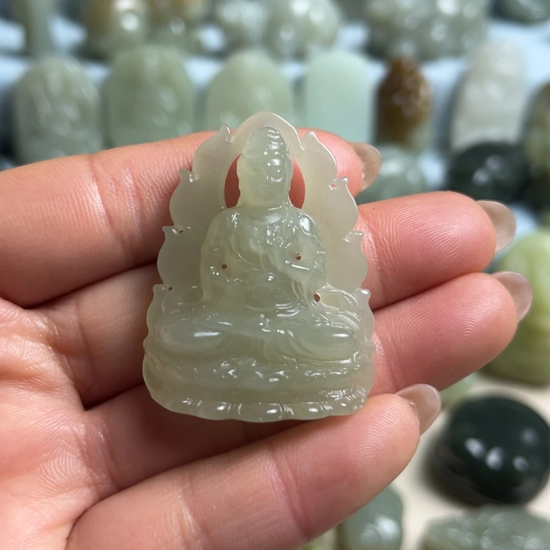 和田玉未镶嵌摆件