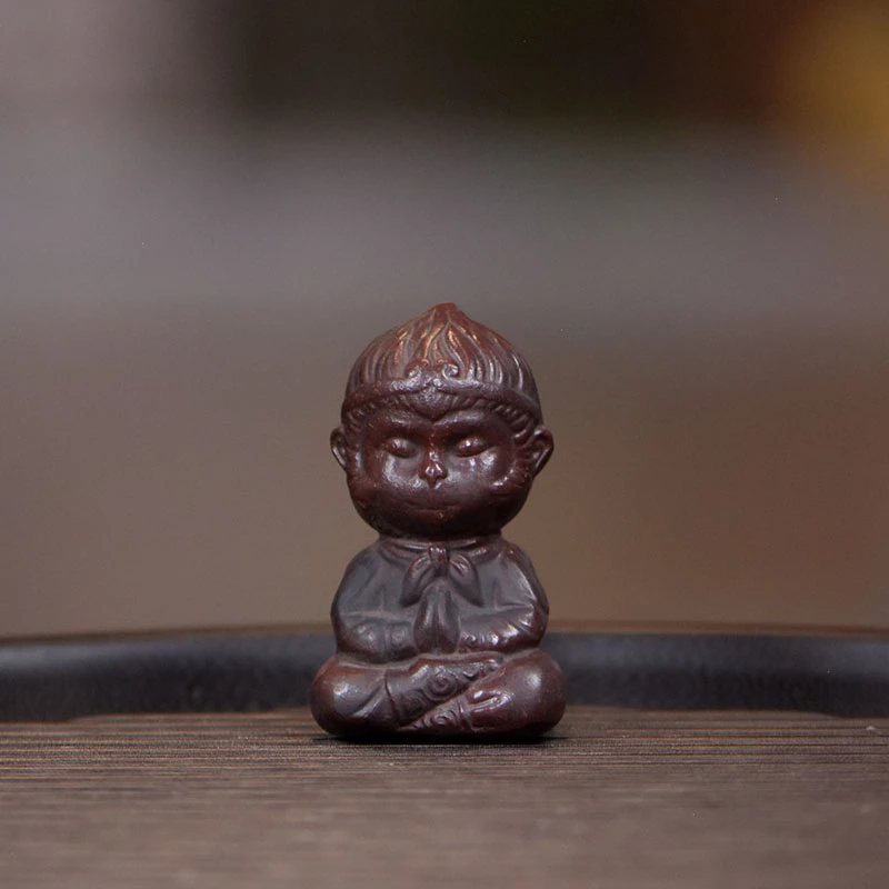 阎记抟砂 小悟空 茶宠 EE摆件S138 13 611