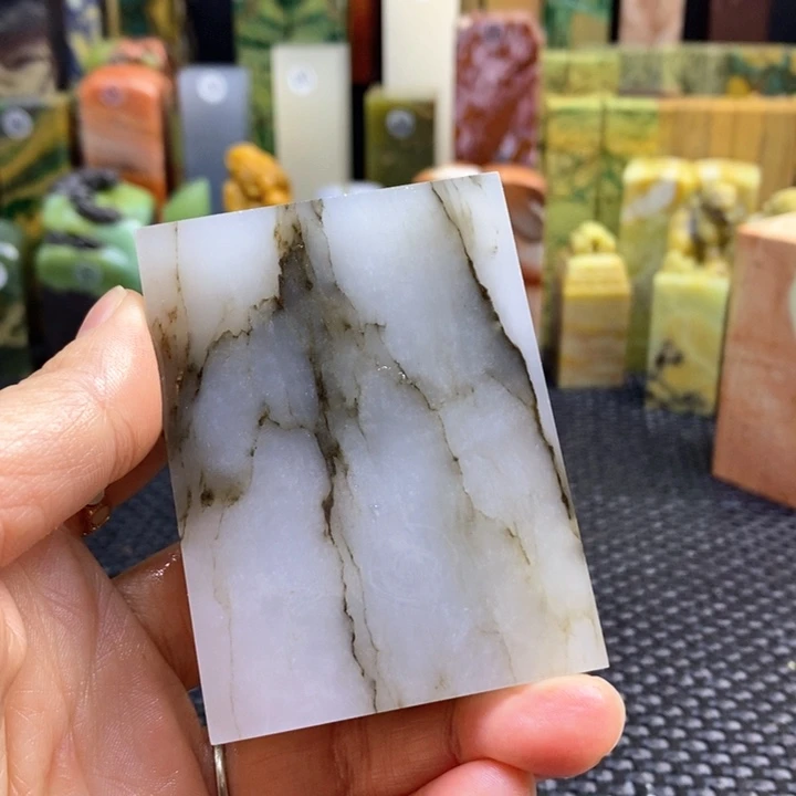 四川石田*烽青田石印章石