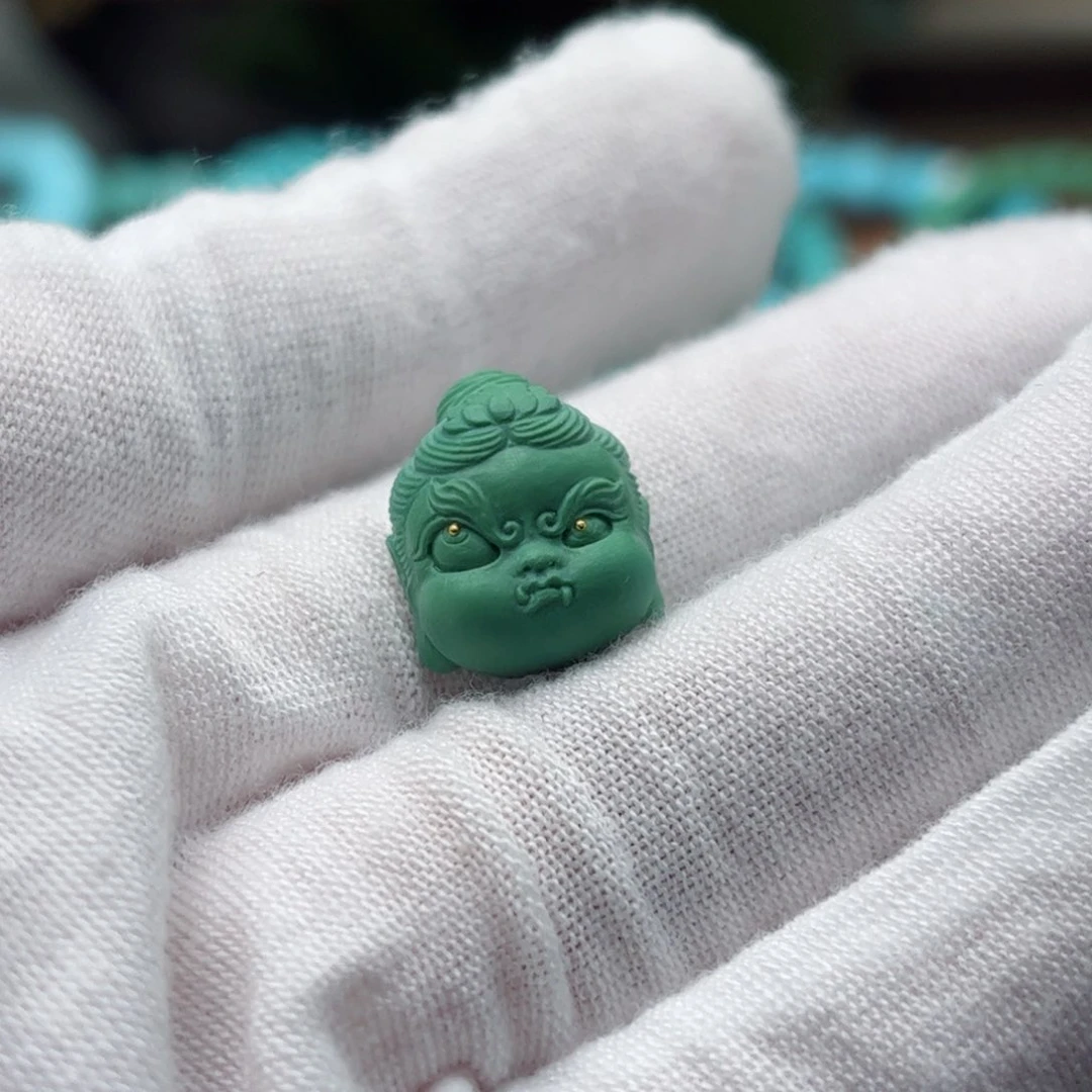 未镶嵌绿松石不动明王