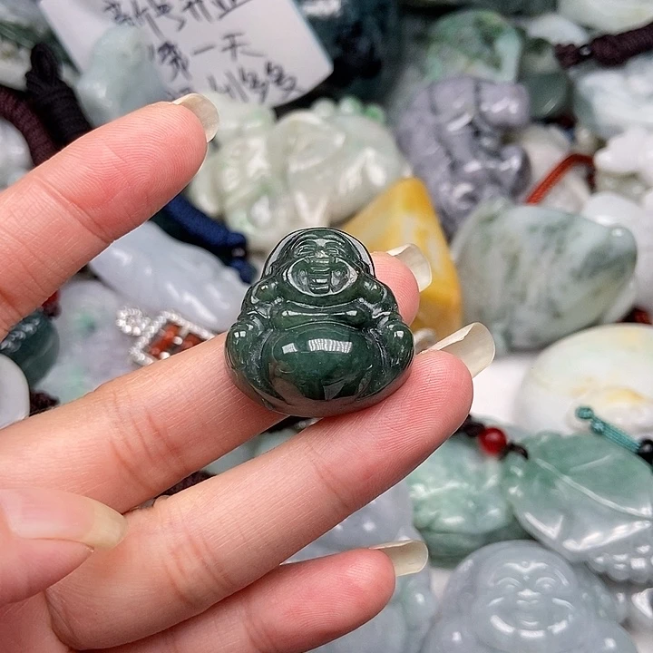 未镶嵌挂件翡翠佛