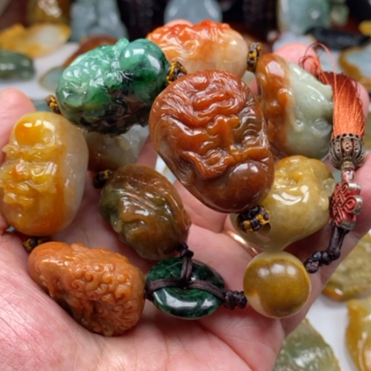 【闪购商品】翡翠未镶嵌吊坠(不含链)天***秋缅甸翡翠A货珠串