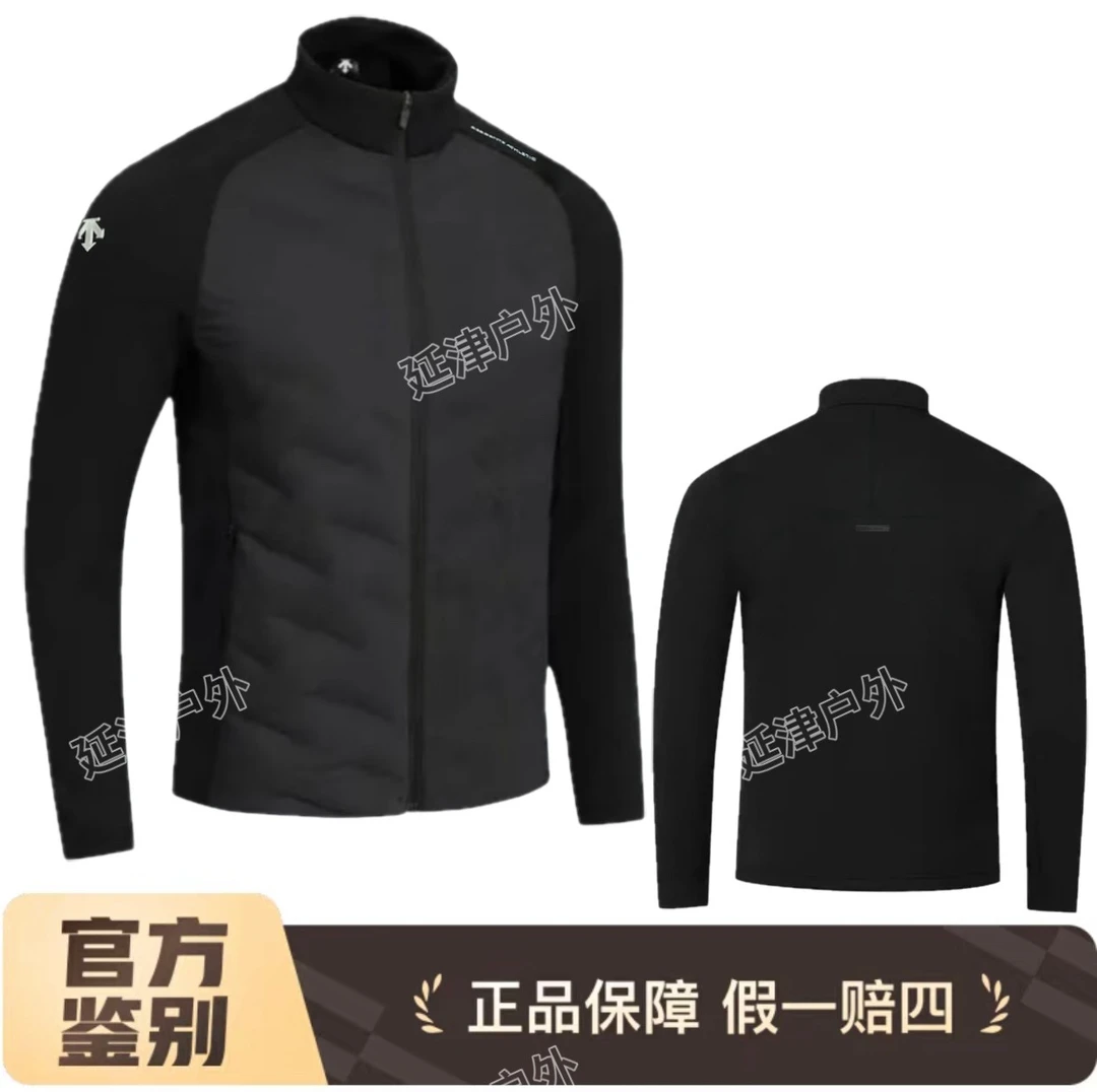 DESCENTE/迪桑特秋冬安欣羽绒马甲拼接加绒保暖外套男女款 XKTO1