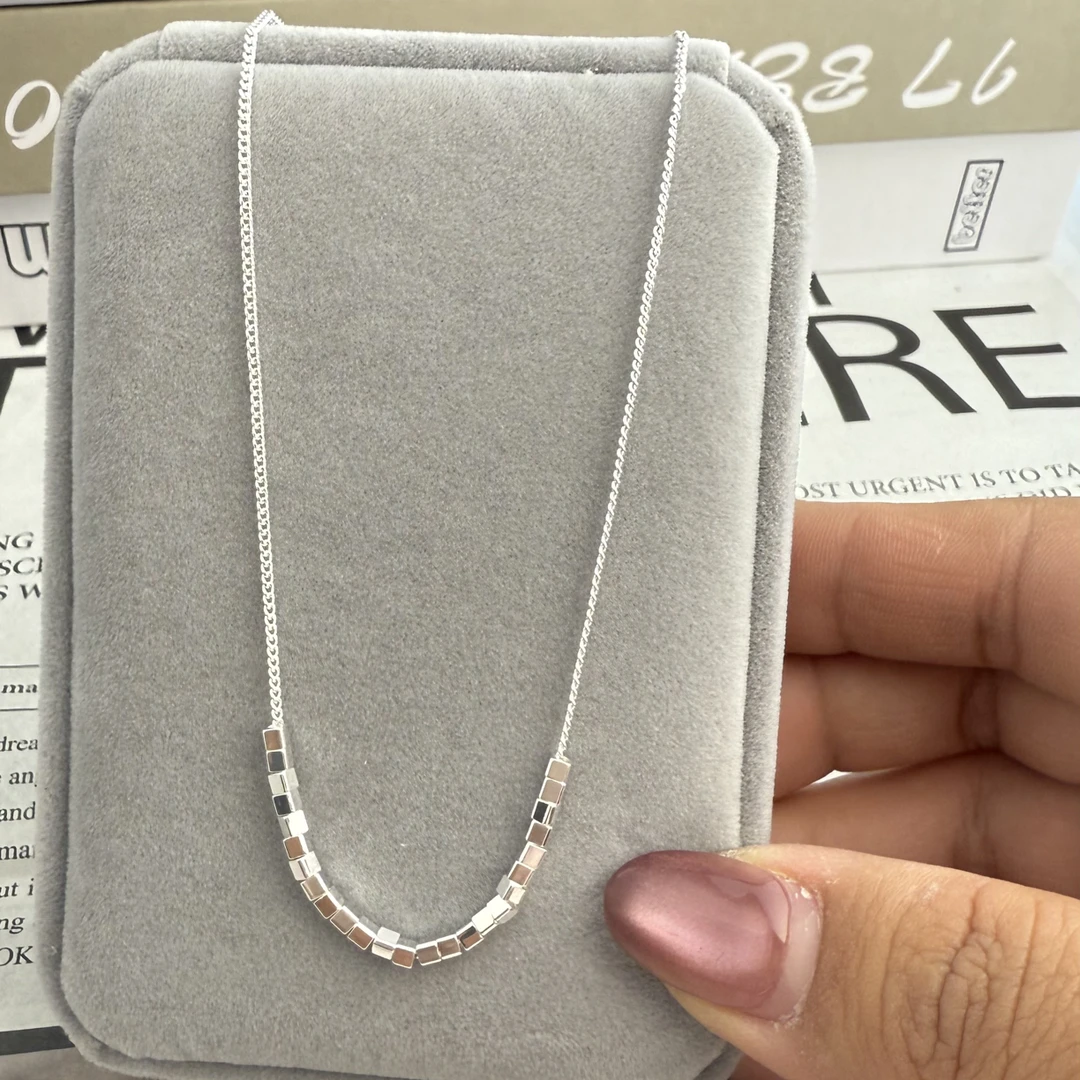 链子足银 纯银项链