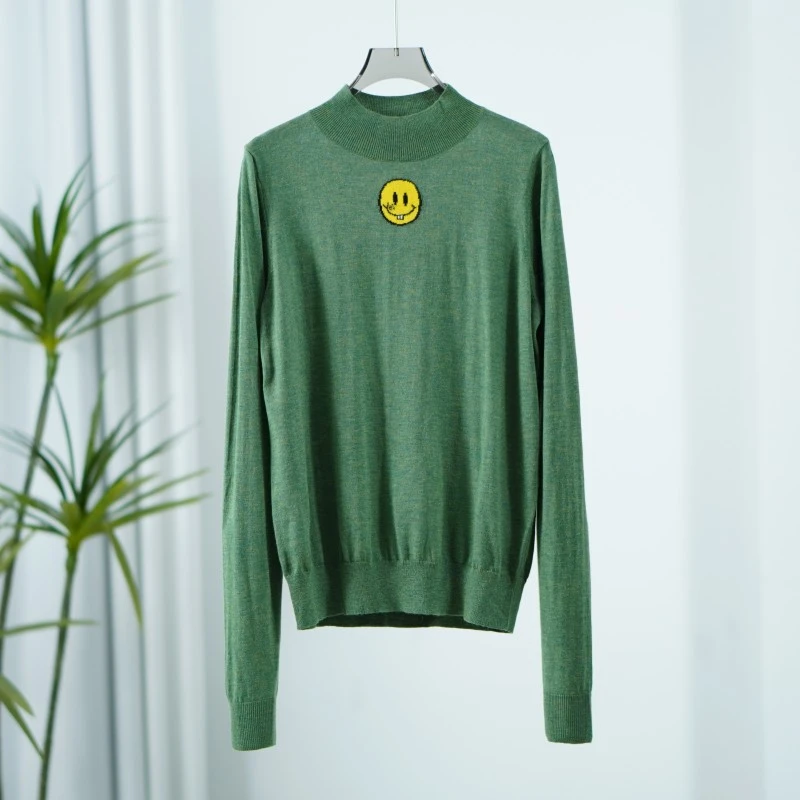 尚系列  Z1214-5   女装时尚设计中高领针织打底衫军绿色FWO6Y91