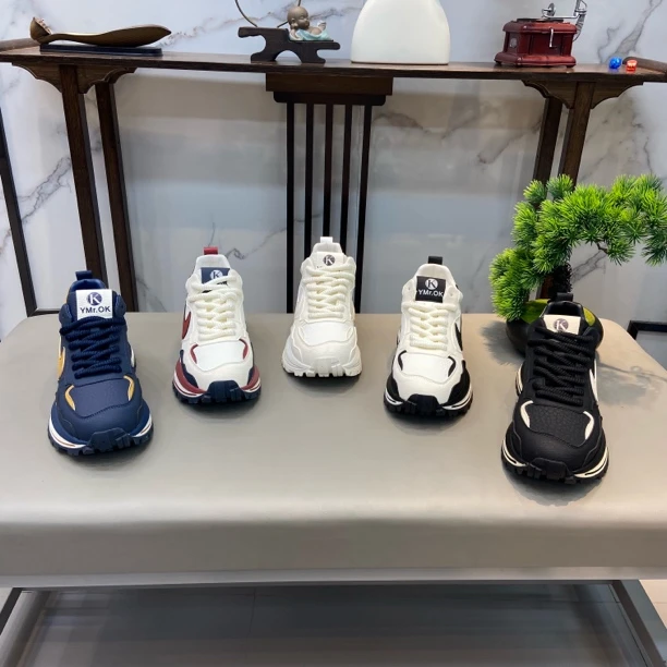 低帮车缝线厚款耐磨时尚休闲鞋运动鞋休闲潮流百搭男鞋