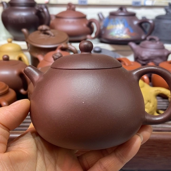 紫砂茶壶微瑕处理一把