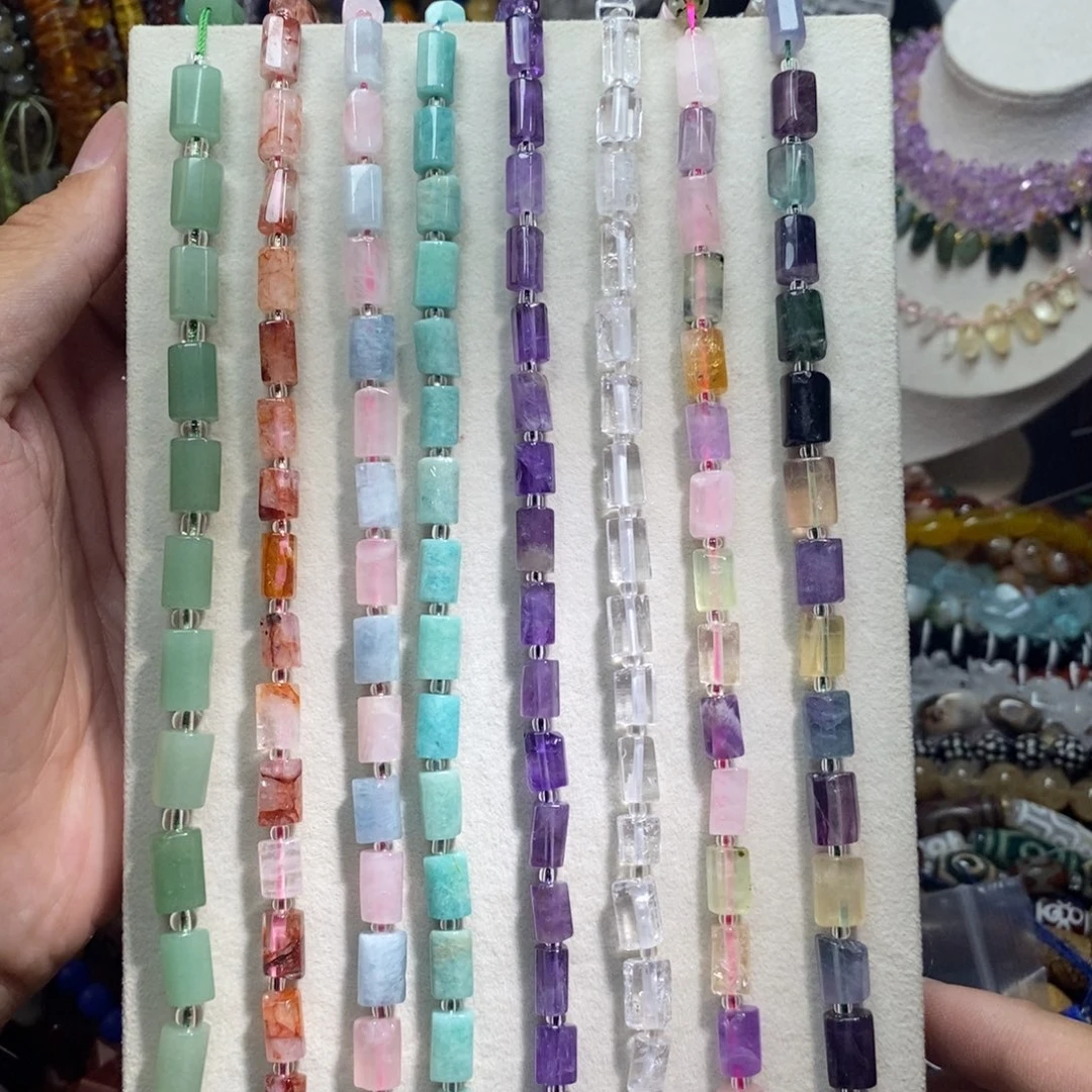 未镶嵌，柱子一条，下单备注数字，石英质玉