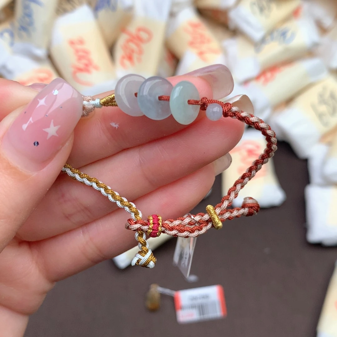 【闪购商品】翡翠手绳未镶嵌一