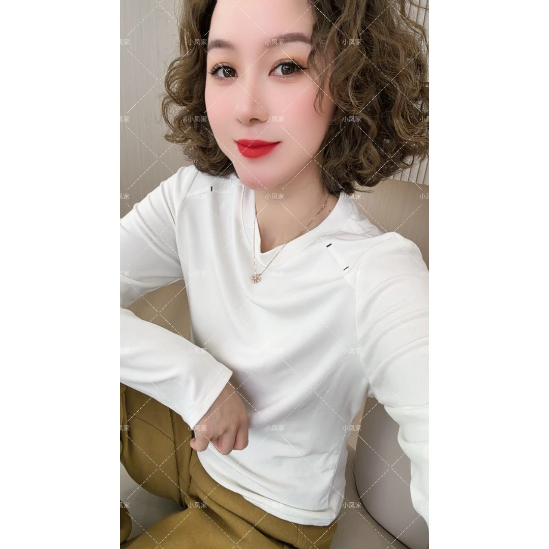 （小凤定制）简约设计感百搭磨绒T