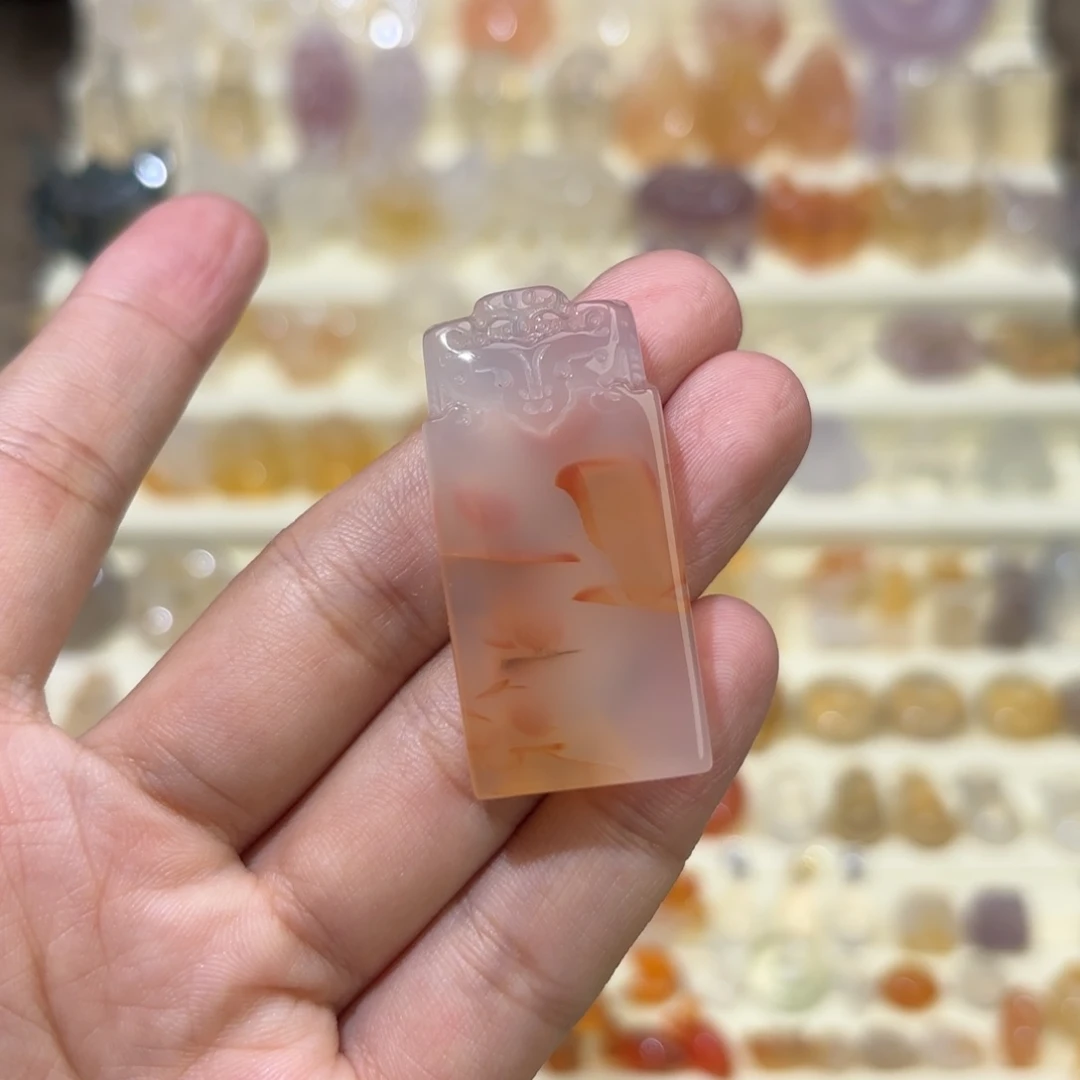 玛瑙/玉髓颈饰未镶嵌２****