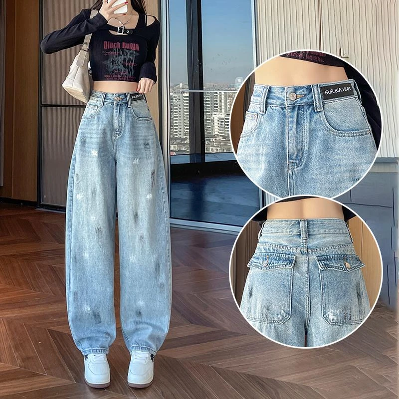 牛仔裤春秋季2025年新款春装显瘦感女裤子秋季女款爆款2025新款