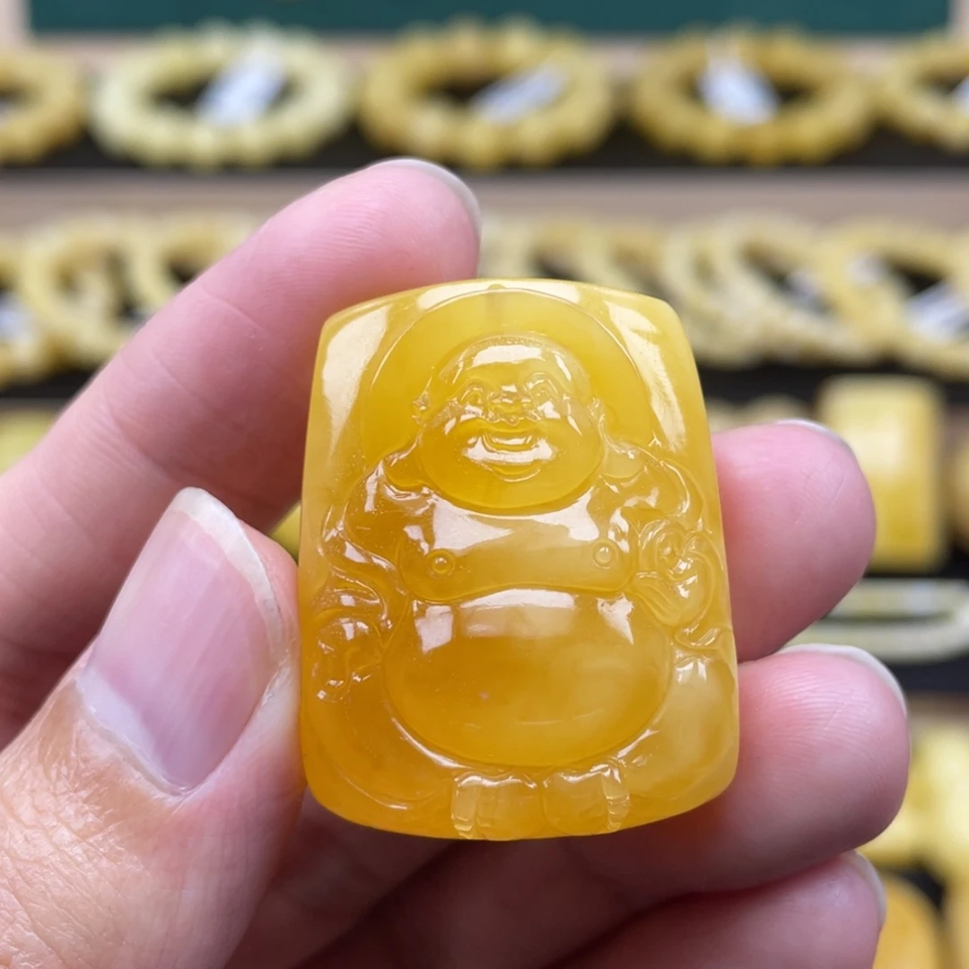 琥珀裸石未镶嵌琥珀蜜蜡