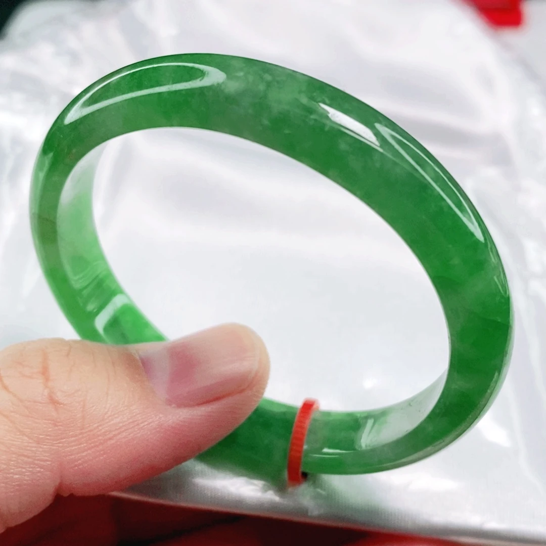 未镶嵌手镯翡翠50.6圈口贵妃