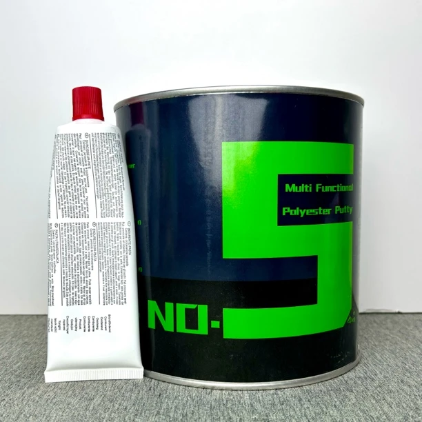 4公斤装5号钣金灰合金原子灰合金腻子修补土带固化剂套装