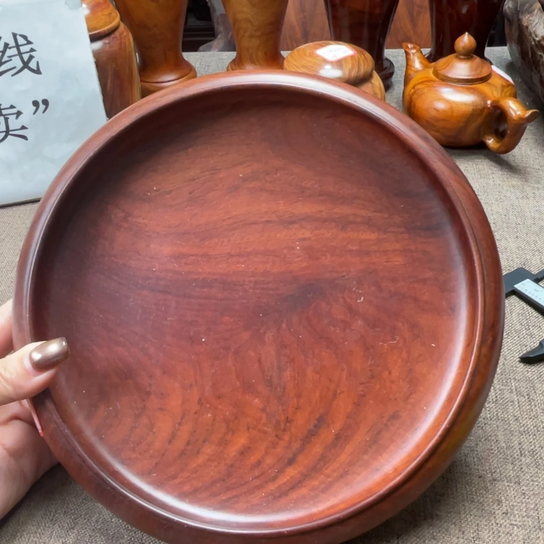 大果紫檀（缅甸花梨）笔洗