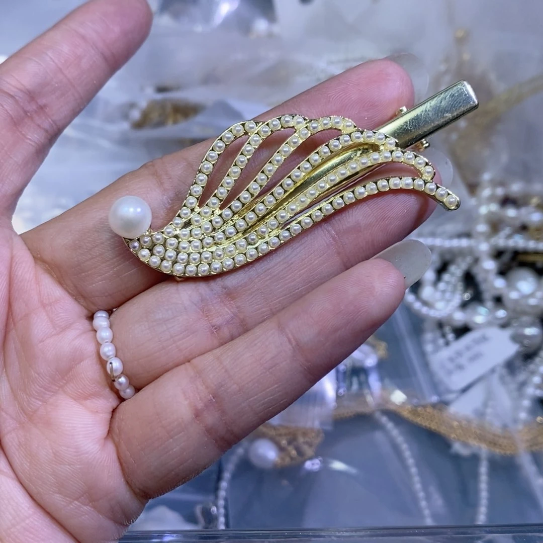 未镶嵌淡水珍珠珍珠发夹17
