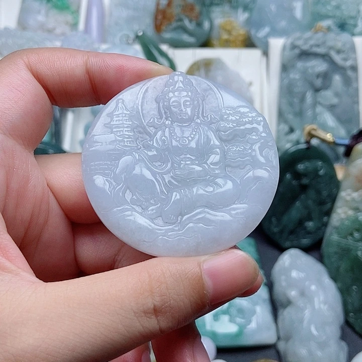 翡翠未镶嵌吊坠(不含链)翡翠^_^