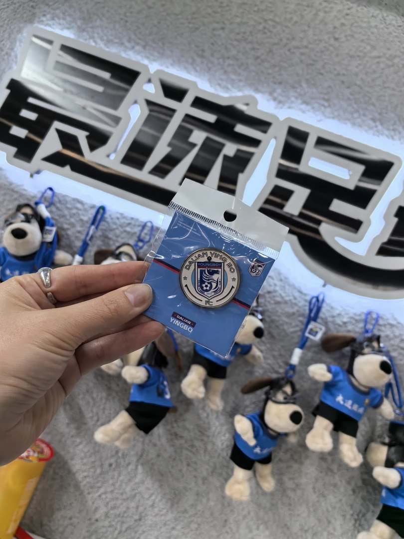 现货大连英博正品球迷周边队徽版徽章球迷用品