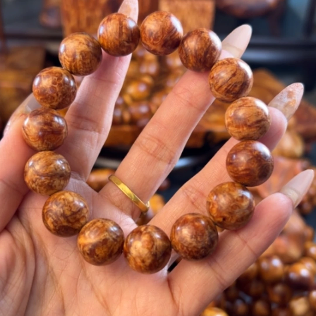 【闪购商品】松木（琥珀木）手串/手链感***魏