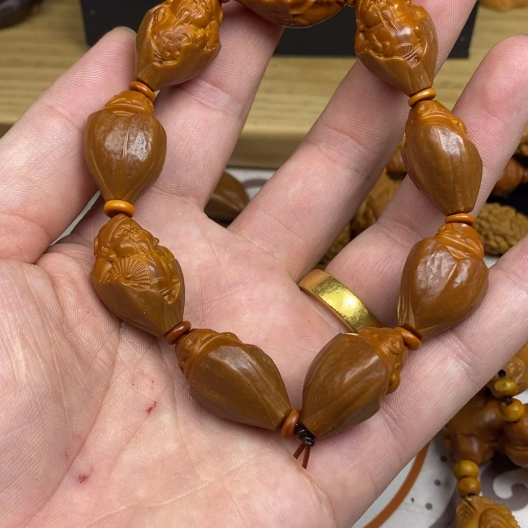 橄榄核手串/手链橄榄核橄榄核雕刻强