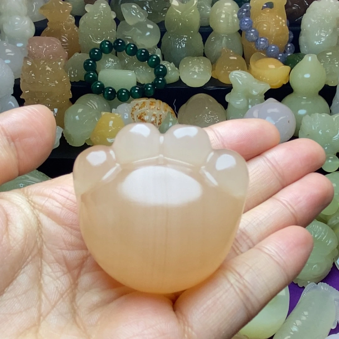 玉天然桌面小摆件