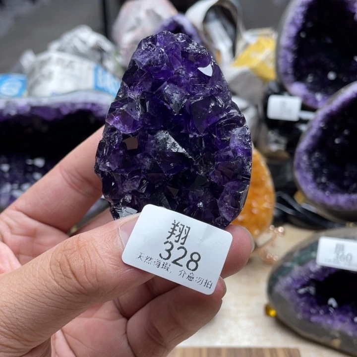 大型摆件（非配饰）未镶嵌紫晶K***y