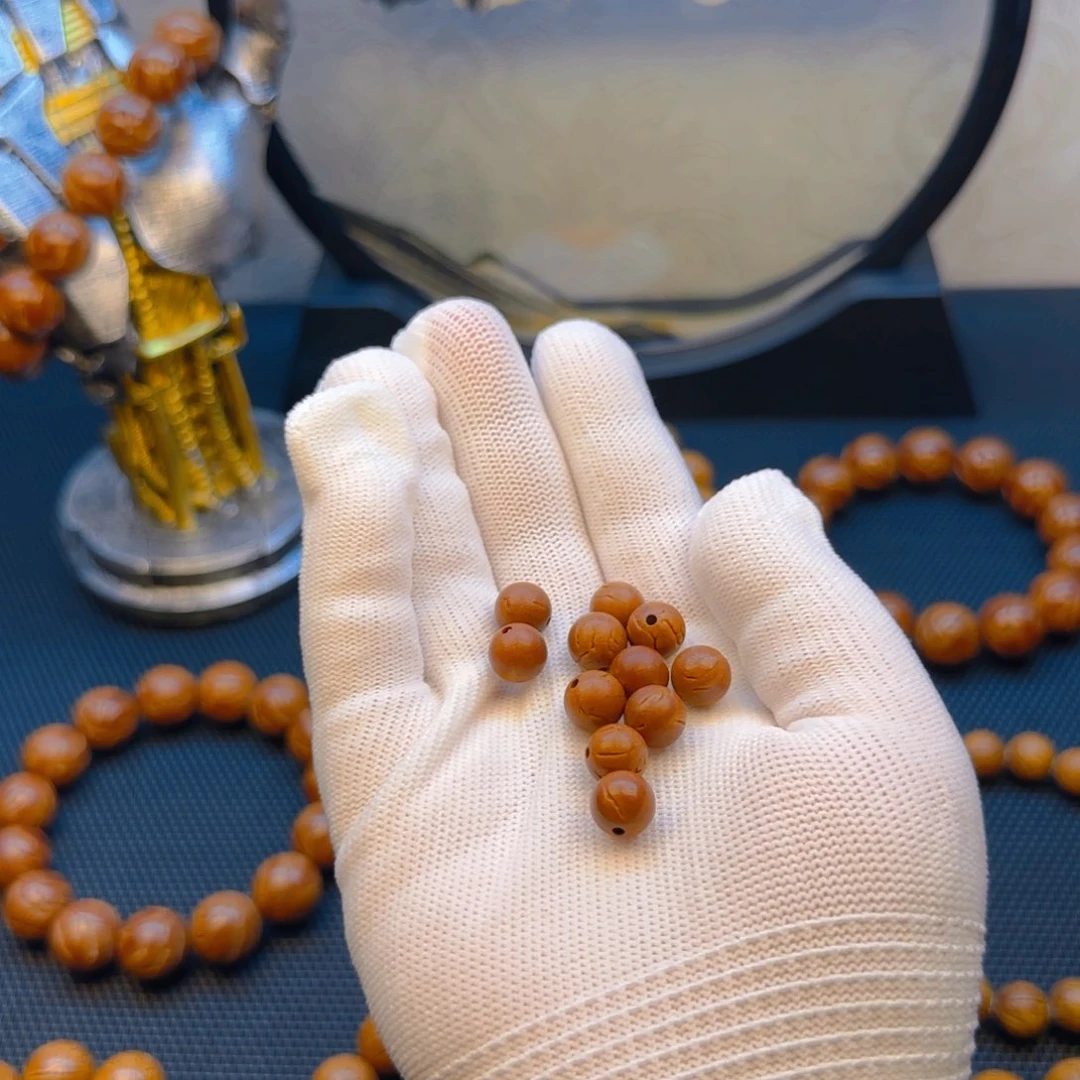 桃核手串安*尔10尺寸龙纹桃核