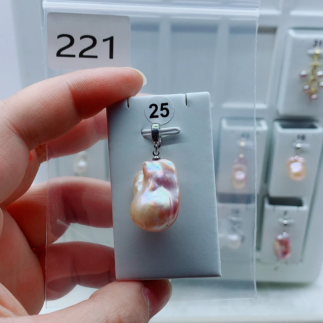 吊坠(不含链)合金淡水珍珠