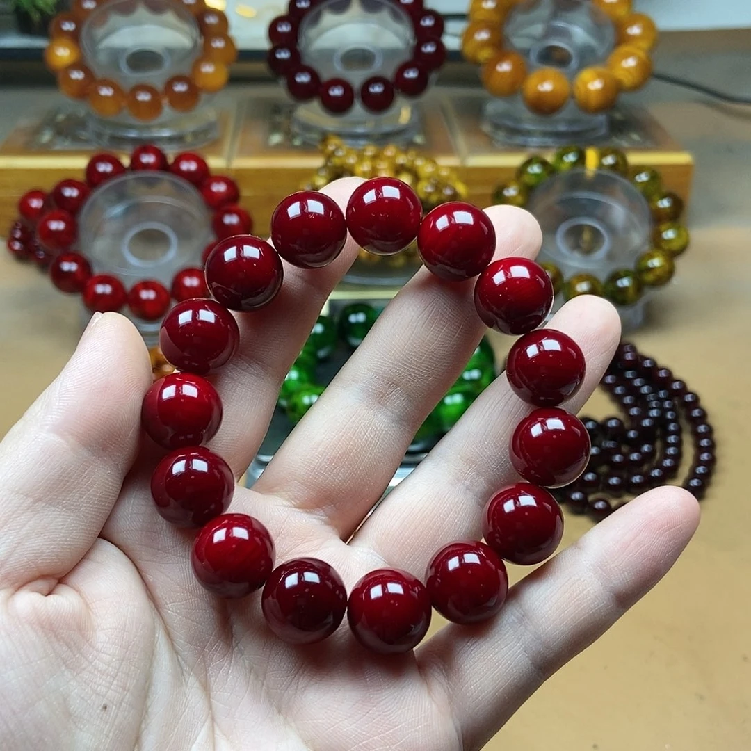 【闪购商品】贝壳杉（血龙木）手串/手链1.4x15颗