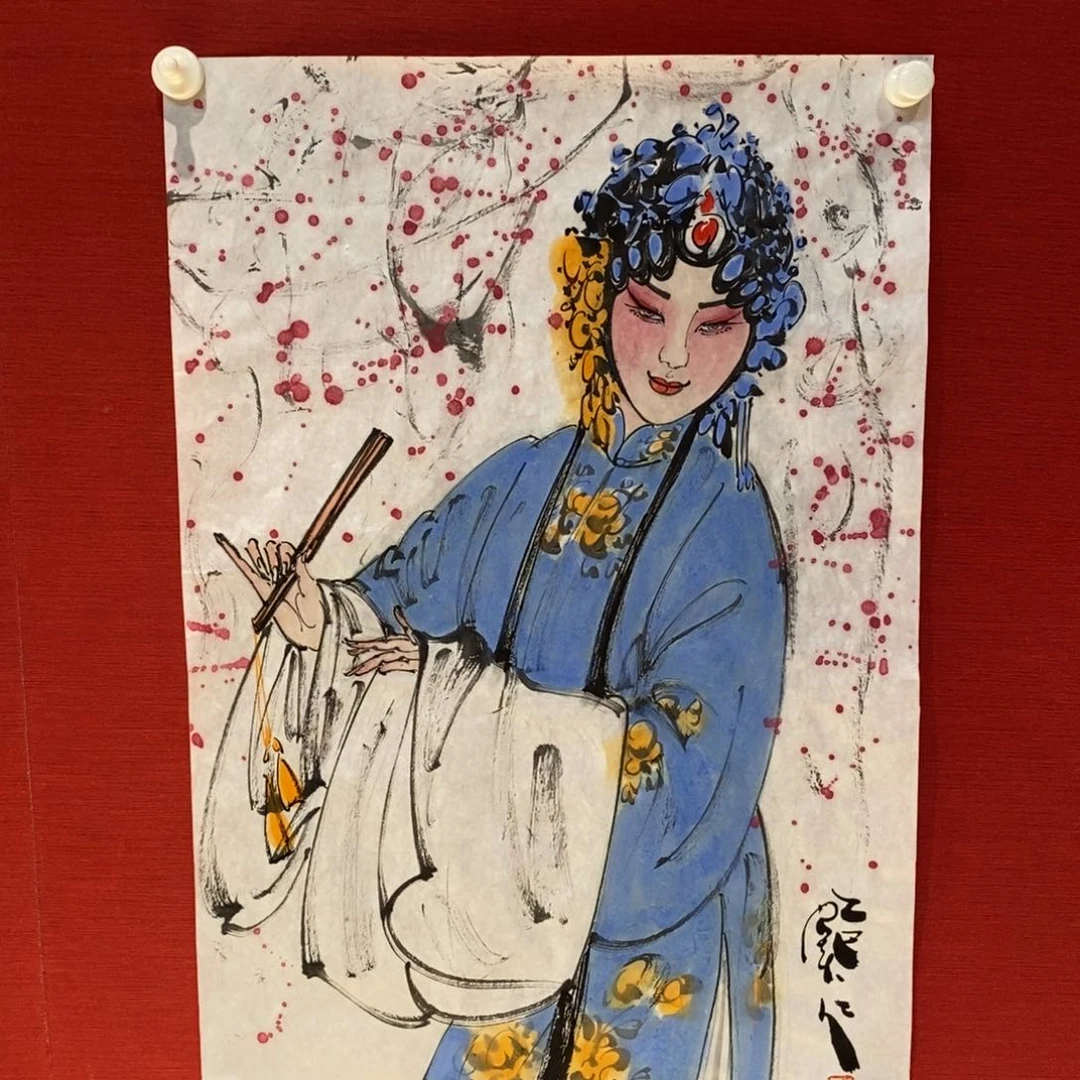 国画唯美青衣·小胖妞系列开创者窦红