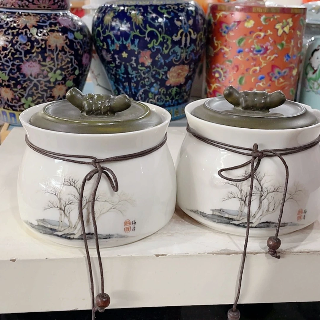 【闪购商品】罐陶瓷茶叶罐密封罐