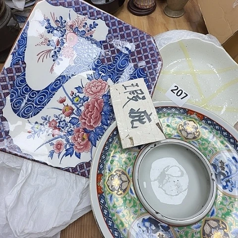 瓷片工艺品摆件瓷器摆件正能量