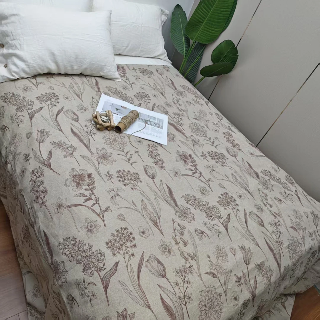 C145 郁金香7支汉麻软凉席 230*250