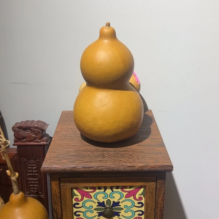 ﹏****天然老红皮八宝葫芦