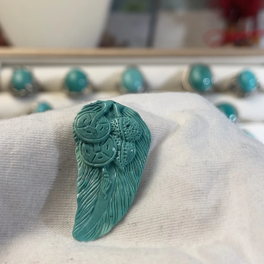 绿松石未镶嵌配饰