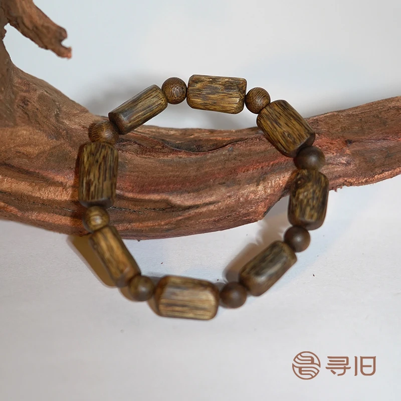 寻旧 沉香【松风吟】海南莺歌绿奇楠树心油隔珠沉香手串收藏级029XA