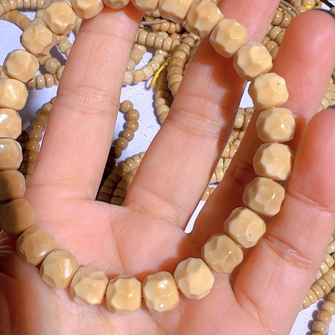 菩提根/象牙果手串龙脊无相单圈8.7