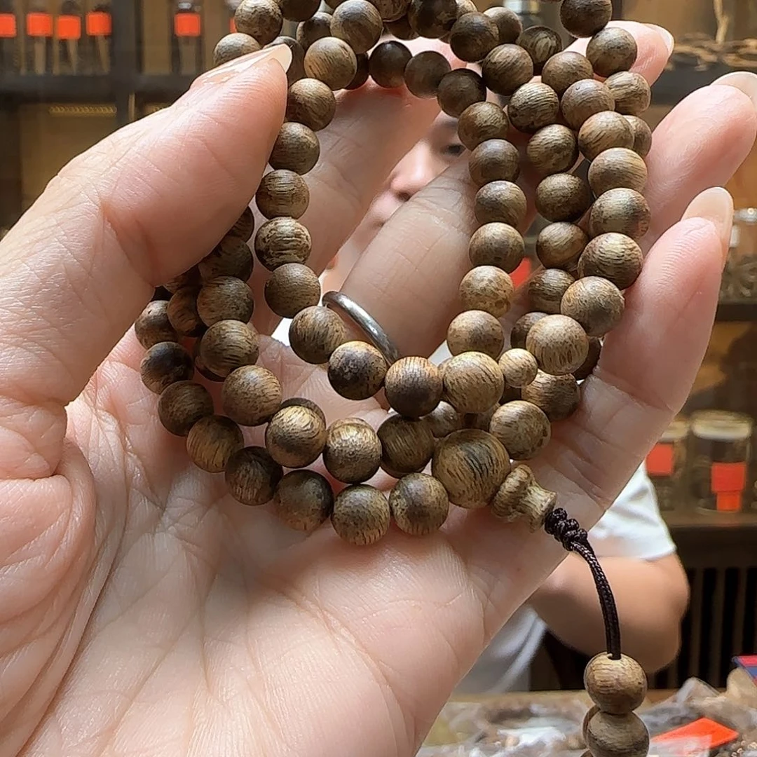 手串沉香9棋楠多圈7mm念珠手串12.9g+多样性发一串