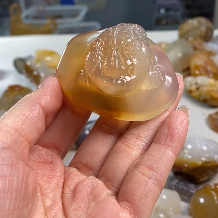 玛瑙/玉髓吊坠(不含链)未镶嵌
