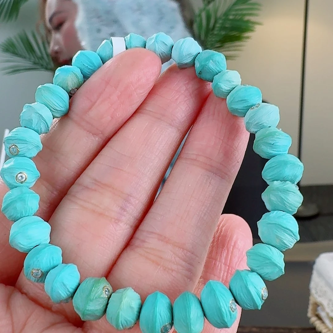 绿松石珠宝奇石未镶嵌