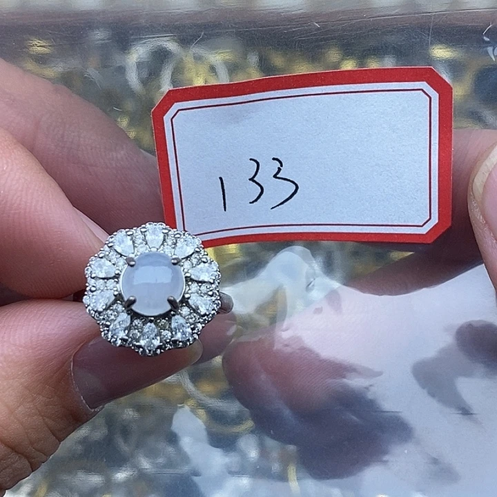 翡翠未镶嵌戒指133